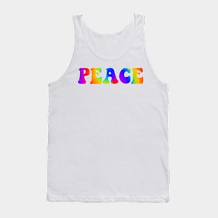 Tie Dye Peace Tank Top